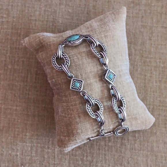 Studio Barse 925 Silver And Turquoise Bracelet - Picture 7 of 8